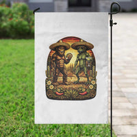 Funny Bigfoot Chupacabra Cinco De Mayo Garden Flag Cryptid Lover Gift