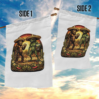 Funny Bigfoot Chupacabra Cinco De Mayo Garden Flag Cryptid Lover Gift