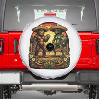 Funny Bigfoot Chupacabra Cinco De Mayo Spare Tire Cover Cryptid Lover Gift