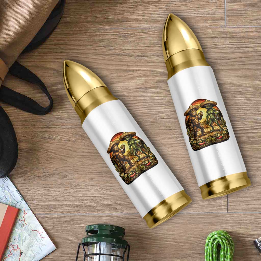 Funny Bigfoot Chupacabra Cinco De Mayo Bullet Tumbler Cryptid Lover Gift