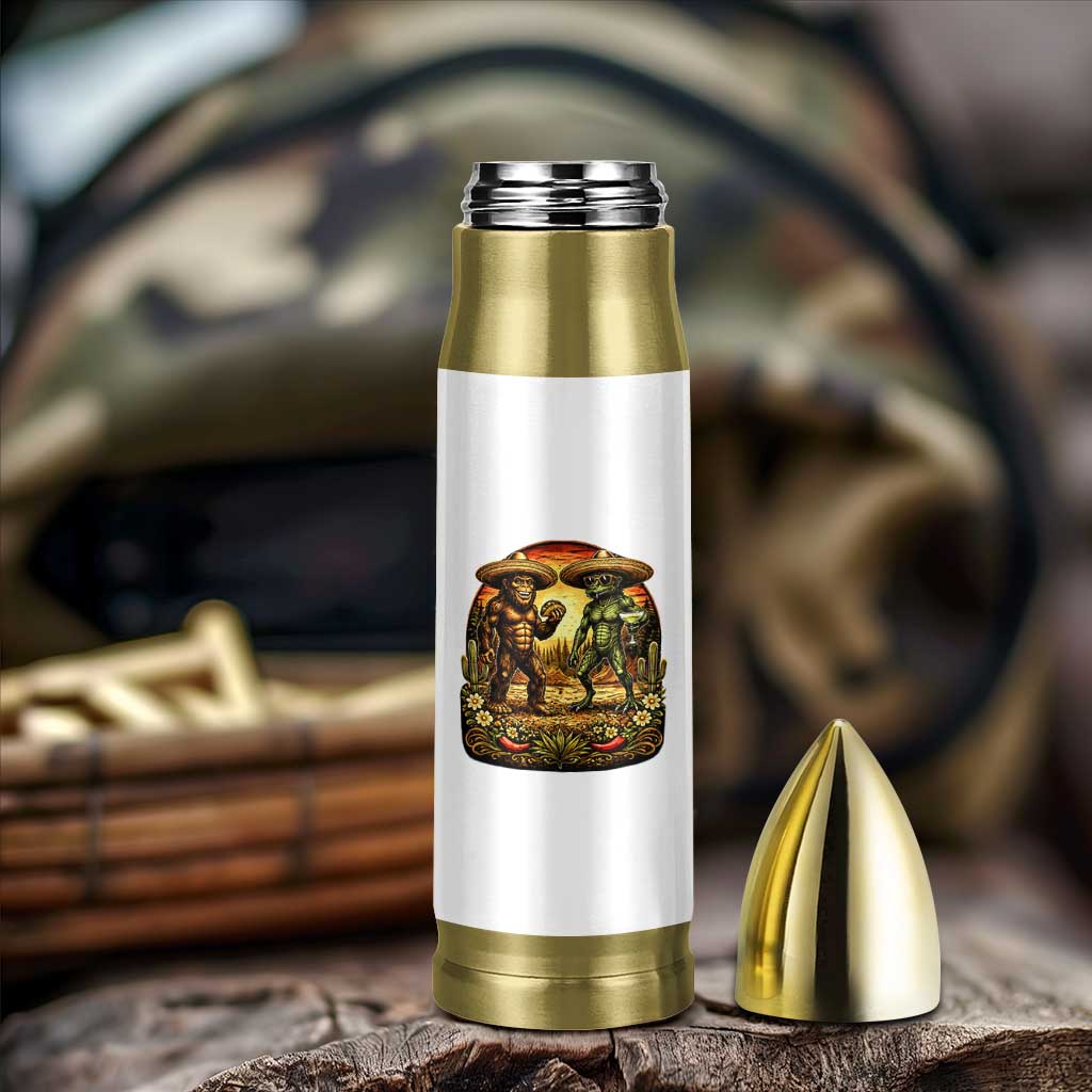 Funny Bigfoot Chupacabra Cinco De Mayo Bullet Tumbler Cryptid Lover Gift