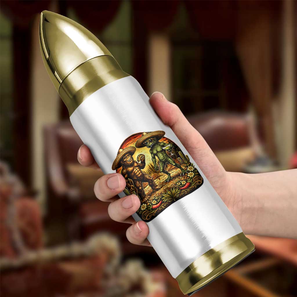 Funny Bigfoot Chupacabra Cinco De Mayo Bullet Tumbler Cryptid Lover Gift