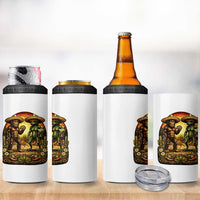 Funny Bigfoot Chupacabra Cinco De Mayo 4 in 1 Can Cooler Tumbler Cryptid Lover Gift