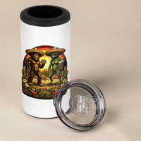 Funny Bigfoot Chupacabra Cinco De Mayo 4 in 1 Can Cooler Tumbler Cryptid Lover Gift