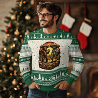 Funny Bigfoot Chupacabra Cinco De Mayo Ugly Christmas Sweater Cryptid Lover Gift