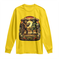 Funny Bigfoot Chupacabra Cinco De Mayo Long Sleeve Shirt Cryptid Lover Gift