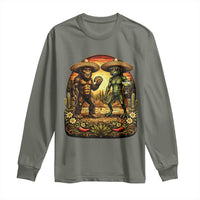 Funny Bigfoot Chupacabra Cinco De Mayo Long Sleeve Shirt Cryptid Lover Gift