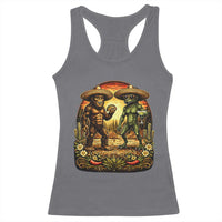 Funny Bigfoot Chupacabra Cinco De Mayo Racerback Tank Top Cryptid Lover Gift