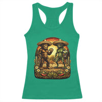 Funny Bigfoot Chupacabra Cinco De Mayo Racerback Tank Top Cryptid Lover Gift