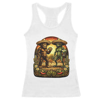 Funny Bigfoot Chupacabra Cinco De Mayo Racerback Tank Top Cryptid Lover Gift