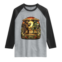 Funny Bigfoot Chupacabra Cinco De Mayo Raglan Shirt Cryptid Lover Gift