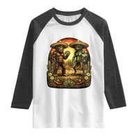 Funny Bigfoot Chupacabra Cinco De Mayo Raglan Shirt Cryptid Lover Gift