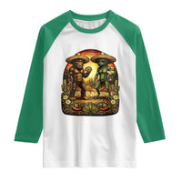 Funny Bigfoot Chupacabra Cinco De Mayo Raglan Shirt Cryptid Lover Gift