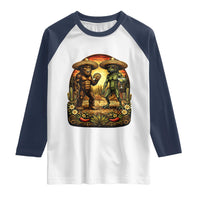 Funny Bigfoot Chupacabra Cinco De Mayo Raglan Shirt Cryptid Lover Gift