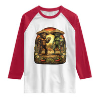 Funny Bigfoot Chupacabra Cinco De Mayo Raglan Shirt Cryptid Lover Gift