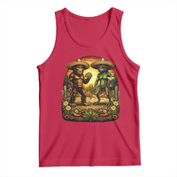 Funny Bigfoot Chupacabra Cinco De Mayo Tank Top Cryptid Lover Gift