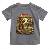 Funny Bigfoot Chupacabra Cinco De Mayo Toddler T Shirt Cryptid Lover Gift