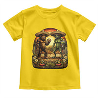 Funny Bigfoot Chupacabra Cinco De Mayo Toddler T Shirt Cryptid Lover Gift