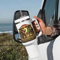 Funny Bigfoot Chupacabra Cinco De Mayo Tumbler With Handle Cryptid Lover Gift