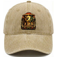 Funny Bigfoot Chupacabra Cinco De Mayo Washed Cotton Baseball Cap Cryptid Lover Gift
