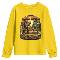 Funny Bigfoot Chupacabra Cinco De Mayo Youth Sweatshirt Cryptid Lover Gift