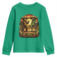 Funny Bigfoot Chupacabra Cinco De Mayo Youth Sweatshirt Cryptid Lover Gift