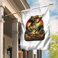 Funny Chupacabra Goat Taco Lover Garden Flag Cinco De Mayo Party Gift