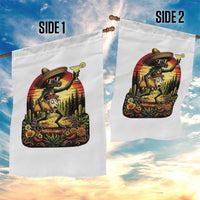 Funny Chupacabra Goat Taco Lover Garden Flag Cinco De Mayo Party Gift
