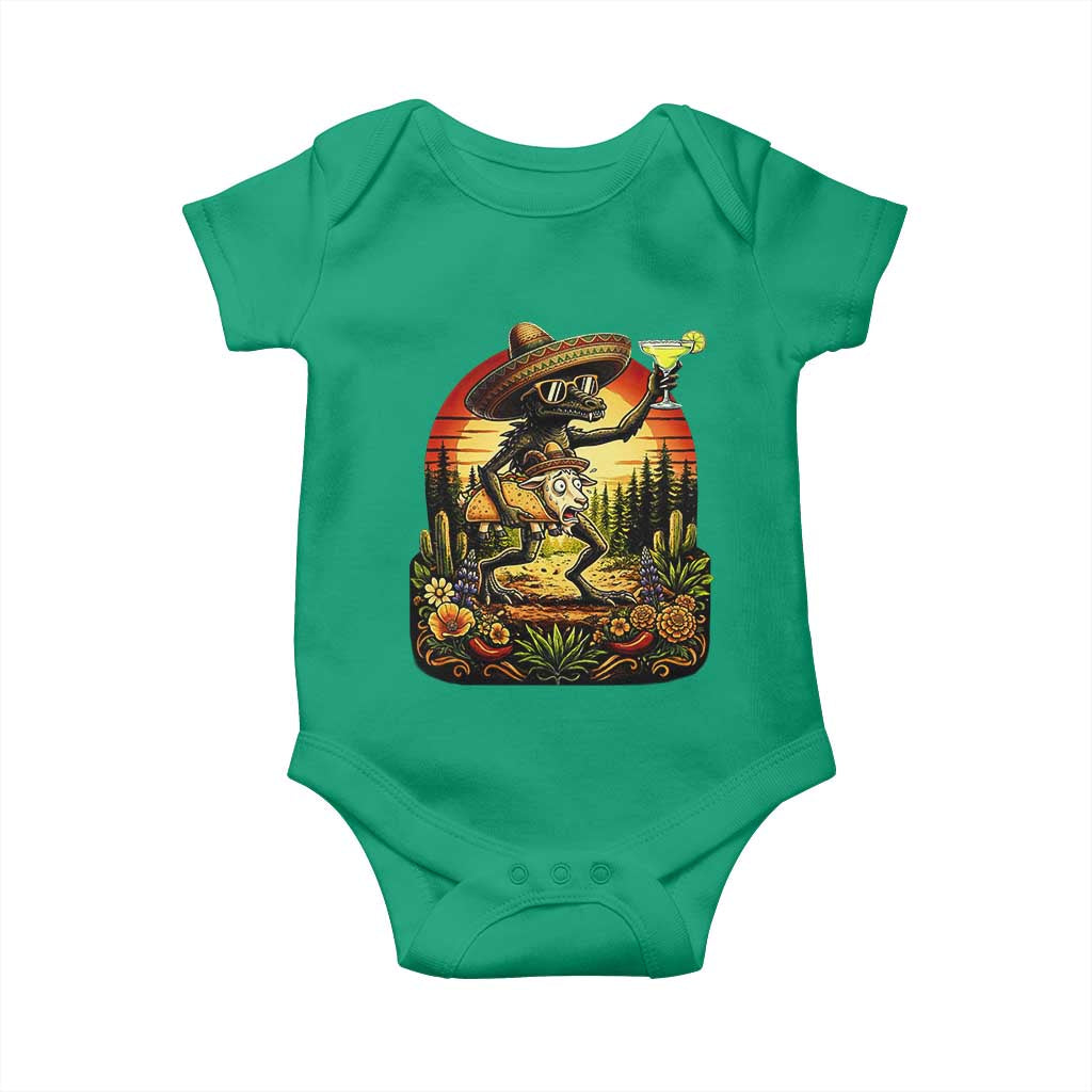 Funny Chupacabra Goat Taco Lover Baby Onesie Cinco De Mayo Party Gift