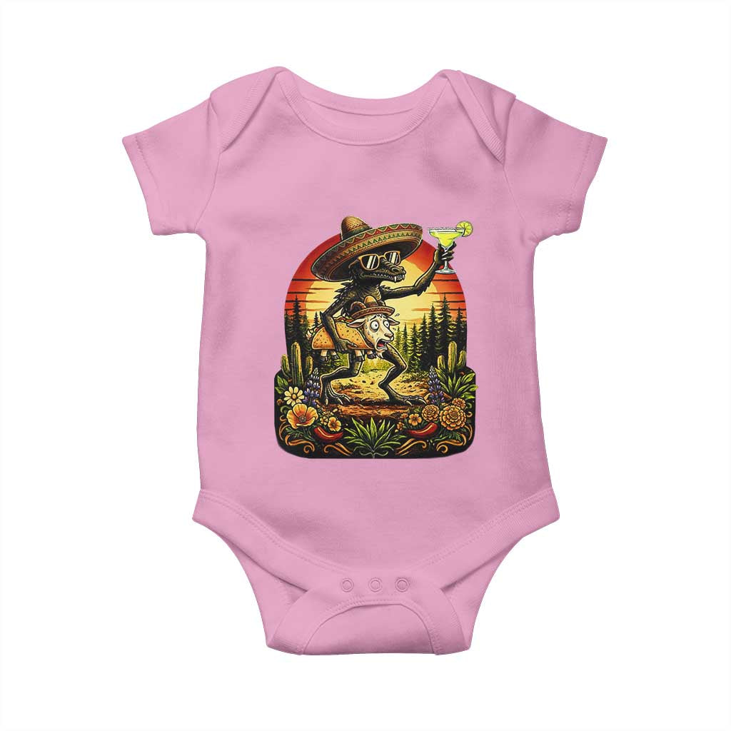Funny Chupacabra Goat Taco Lover Baby Onesie Cinco De Mayo Party Gift