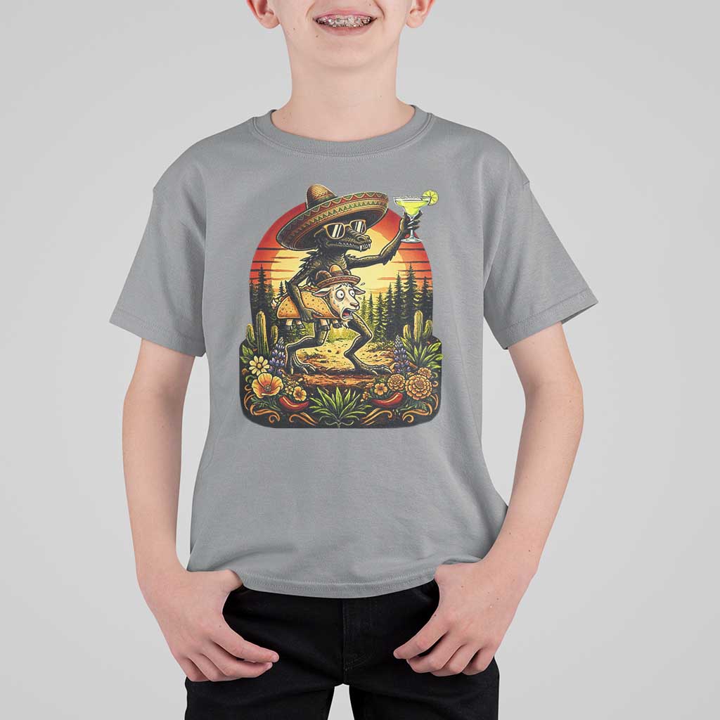 Funny Chupacabra Goat Taco Lover T Shirt For Kid Cinco De Mayo Party Gift