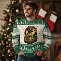 Funny Chupacabra Goat Taco Lover Ugly Christmas Sweater Cinco De Mayo Party Gift