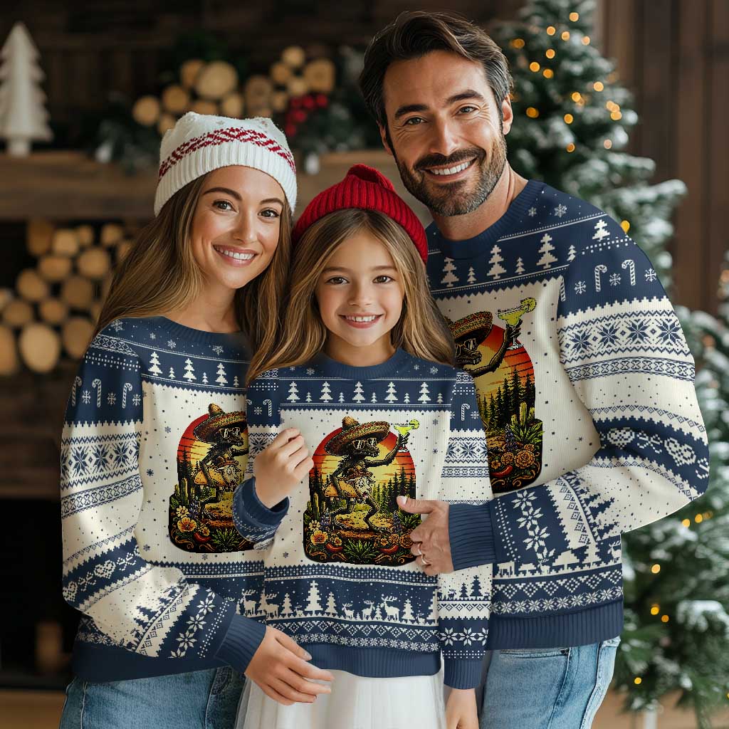 Funny Chupacabra Goat Taco Lover Ugly Christmas Sweater Cinco De Mayo Party Gift