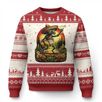Funny Chupacabra Goat Taco Lover Ugly Christmas Sweater Cinco De Mayo Party Gift