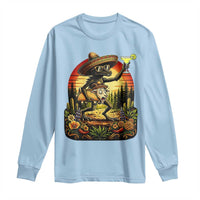 Funny Chupacabra Goat Taco Lover Long Sleeve Shirt Cinco De Mayo Party Gift