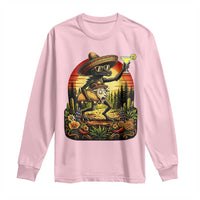 Funny Chupacabra Goat Taco Lover Long Sleeve Shirt Cinco De Mayo Party Gift