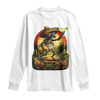 Funny Chupacabra Goat Taco Lover Long Sleeve Shirt Cinco De Mayo Party Gift