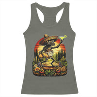 Funny Chupacabra Goat Taco Lover Racerback Tank Top Cinco De Mayo Party Gift