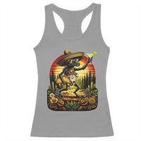 Funny Chupacabra Goat Taco Lover Racerback Tank Top Cinco De Mayo Party Gift