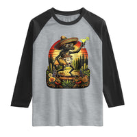 Funny Chupacabra Goat Taco Lover Raglan Shirt Cinco De Mayo Party Gift