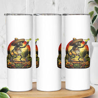 Funny Chupacabra Goat Taco Lover Skinny Tumbler Cinco De Mayo Party Gift