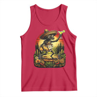 Funny Chupacabra Goat Taco Lover Tank Top Cinco De Mayo Party Gift