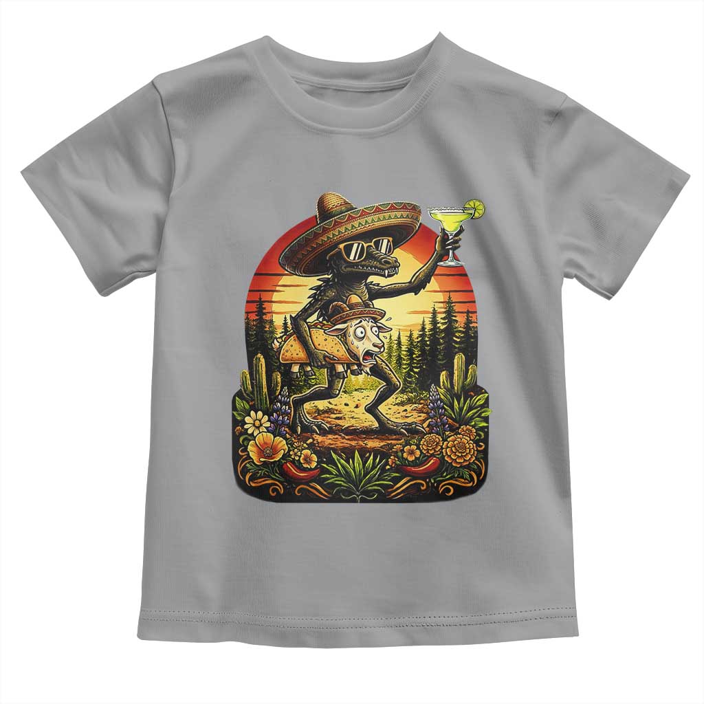 Funny Chupacabra Goat Taco Lover Toddler T Shirt Cinco De Mayo Party Gift