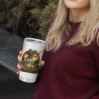 Funny Chupacabra Goat Taco Lover Tumbler Cup Cinco De Mayo Party Gift