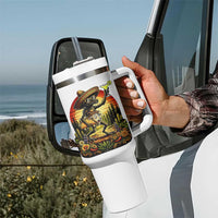 Funny Chupacabra Goat Taco Lover Tumbler With Handle Cinco De Mayo Party Gift