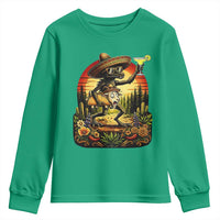 Funny Chupacabra Goat Taco Lover Youth Sweatshirt Cinco De Mayo Party Gift