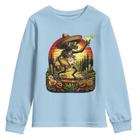 Funny Chupacabra Goat Taco Lover Youth Sweatshirt Cinco De Mayo Party Gift