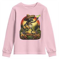 Funny Chupacabra Goat Taco Lover Youth Sweatshirt Cinco De Mayo Party Gift