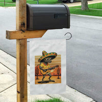 Funny Cinco De Mayo Chupacabra Garden Flag Guitar Fiesta Gift