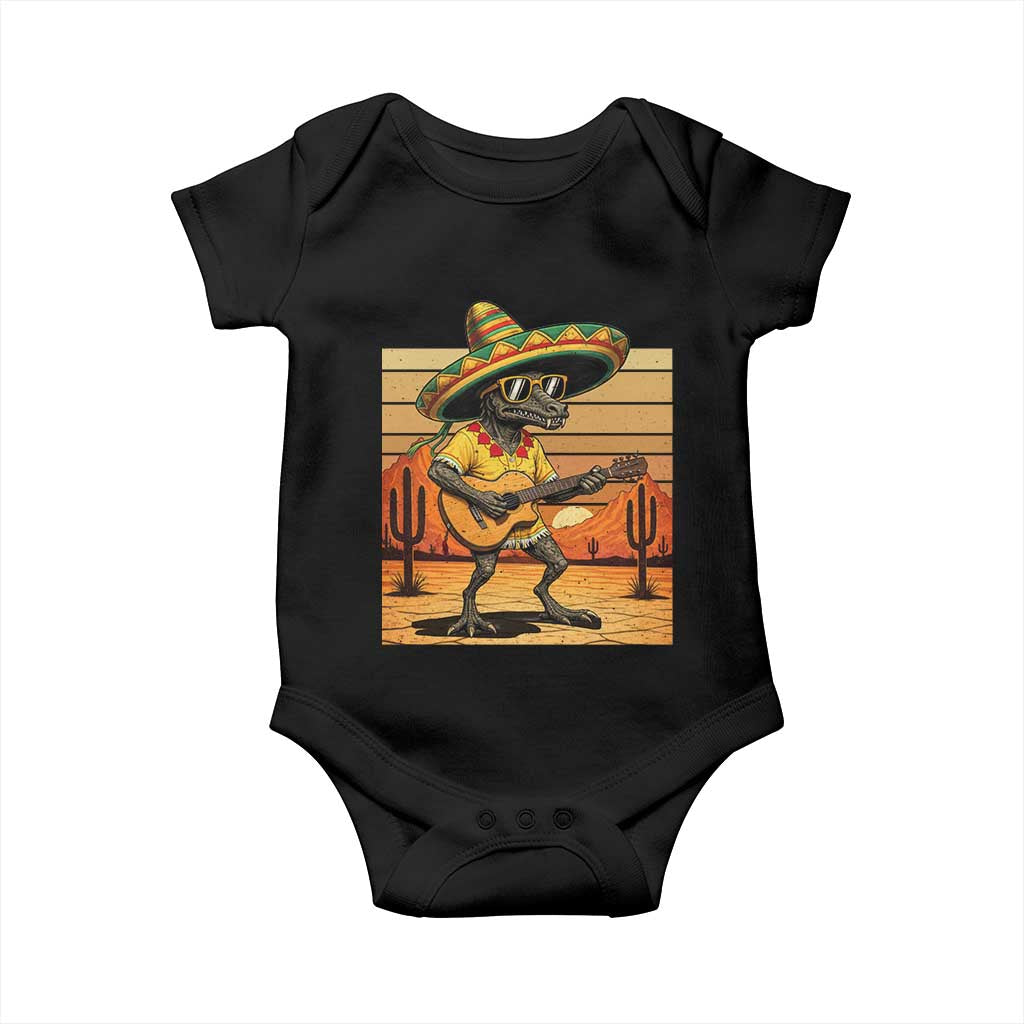 Funny Cinco De Mayo Chupacabra Baby Onesie Guitar Fiesta Gift
